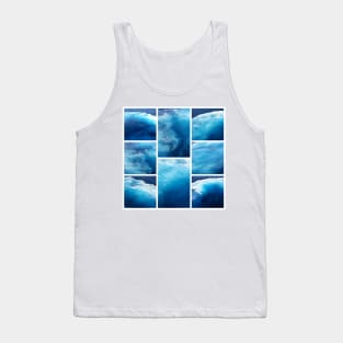 Aquamarine deep crystal waters Tank Top